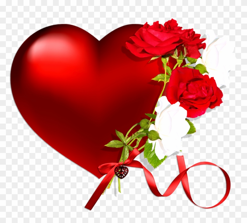 Heart With Flower Png #478733