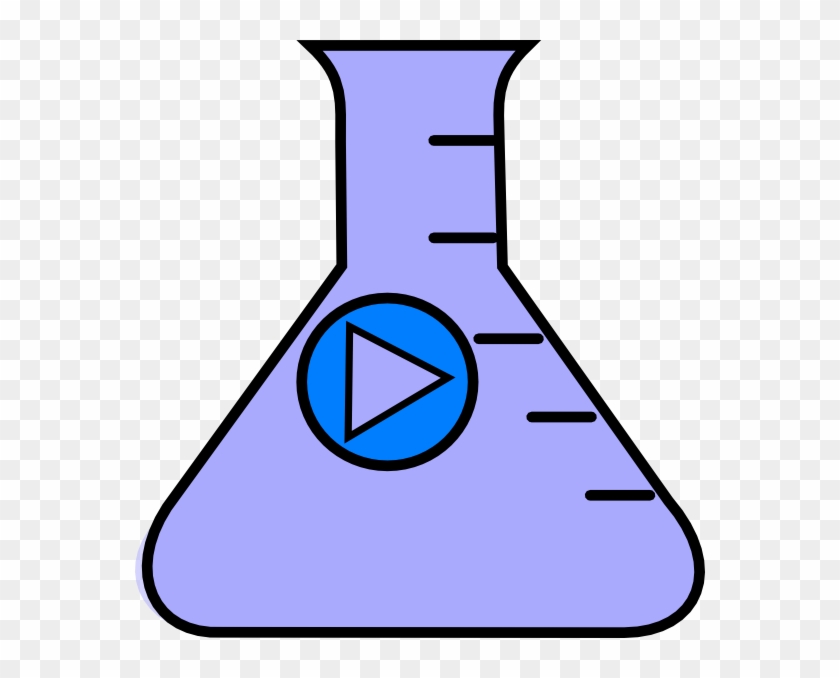 Flask Erlenmeyer Start Light Blue Clip Art - Erlenmeyer Flask #478796