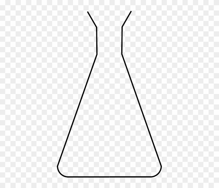 Erlenmeyer, Flask, Chemistry - Conical Flask Diagram No Background #478830