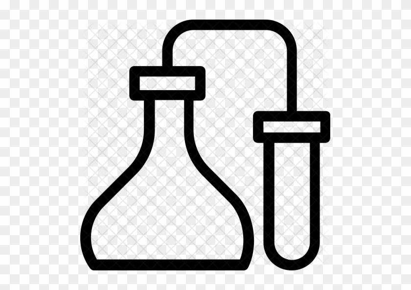 Lab Experiment Icon - Erlenmeyer Flask #478866