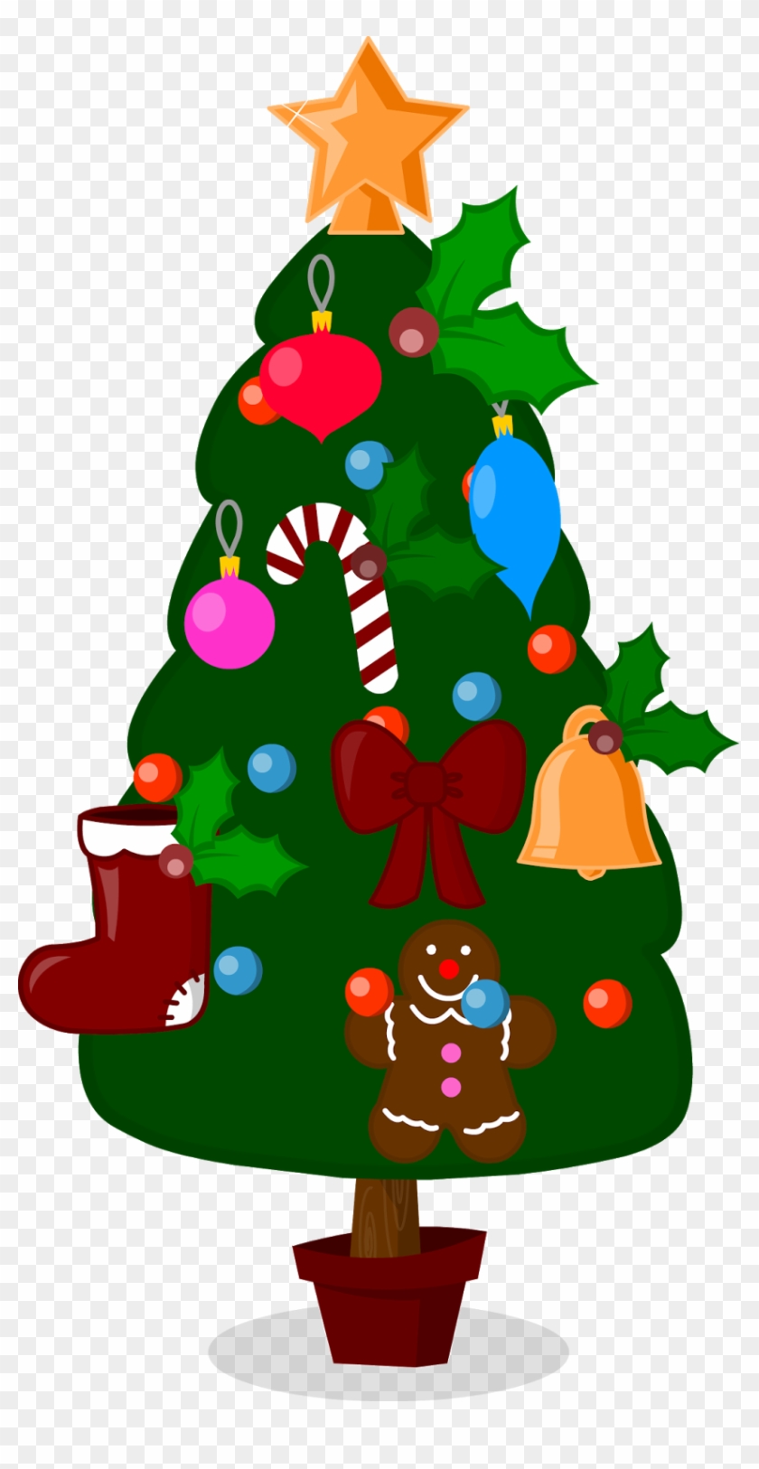 Arbol 2 - Pinito Navideño Clipart #478871