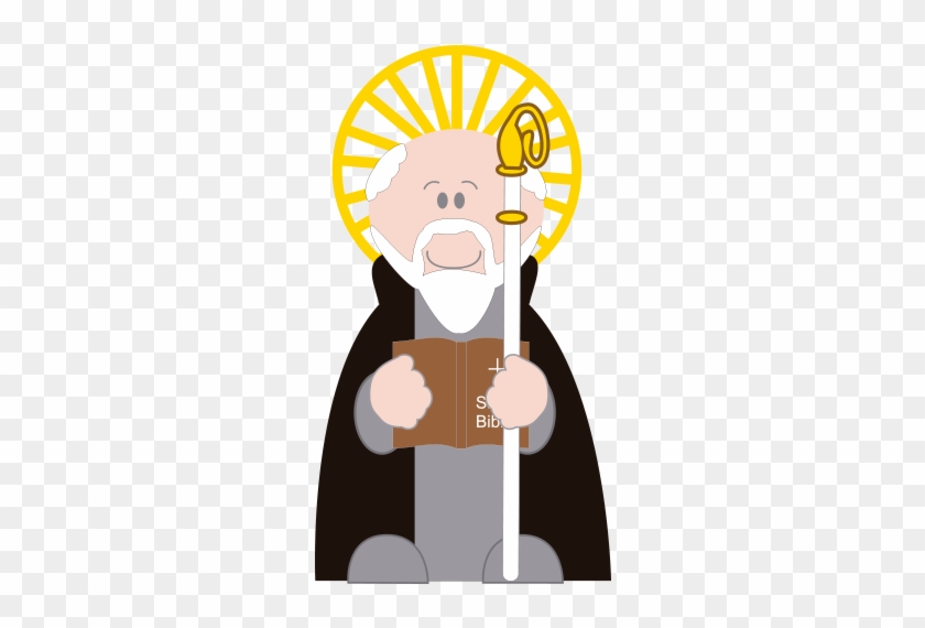 San Benito Abad - Santos Religiosos En Caricatura #478873
