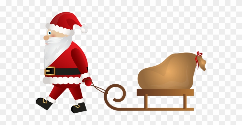 You Might Also Like - Santa Claus Clipart On Sleighs #478902