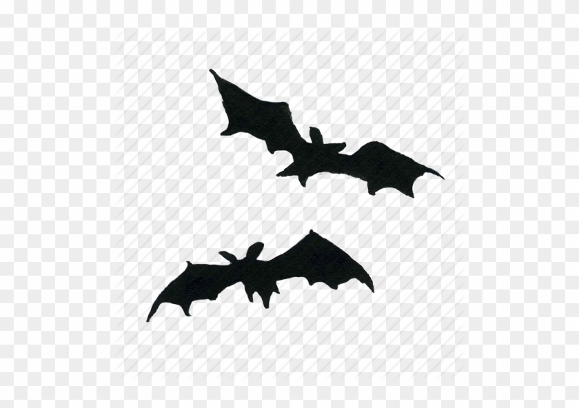 Bat, Bats, Fly, Flying, Halloween, Scary, Silhouette, - Halloween Bat Transparent #479056