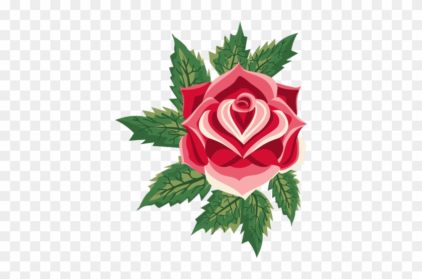 Blooming Rose Icon - Rose Illustration Png #479225
