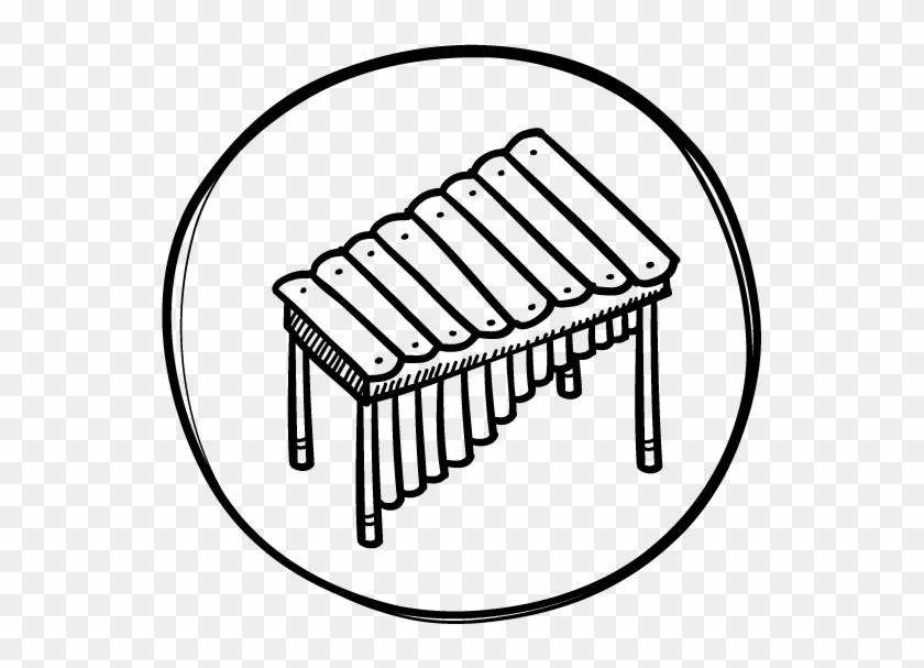 Marimba Is One Of Our Most Popular High School Electives - Drawings Of A Marimba #479234