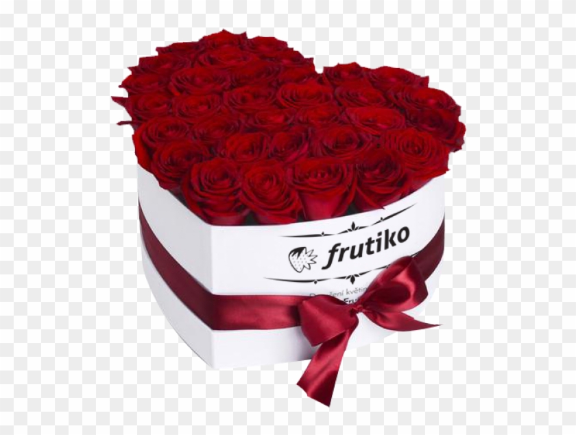 Red Roses White Heart Box - One Million Roses Heart #479245