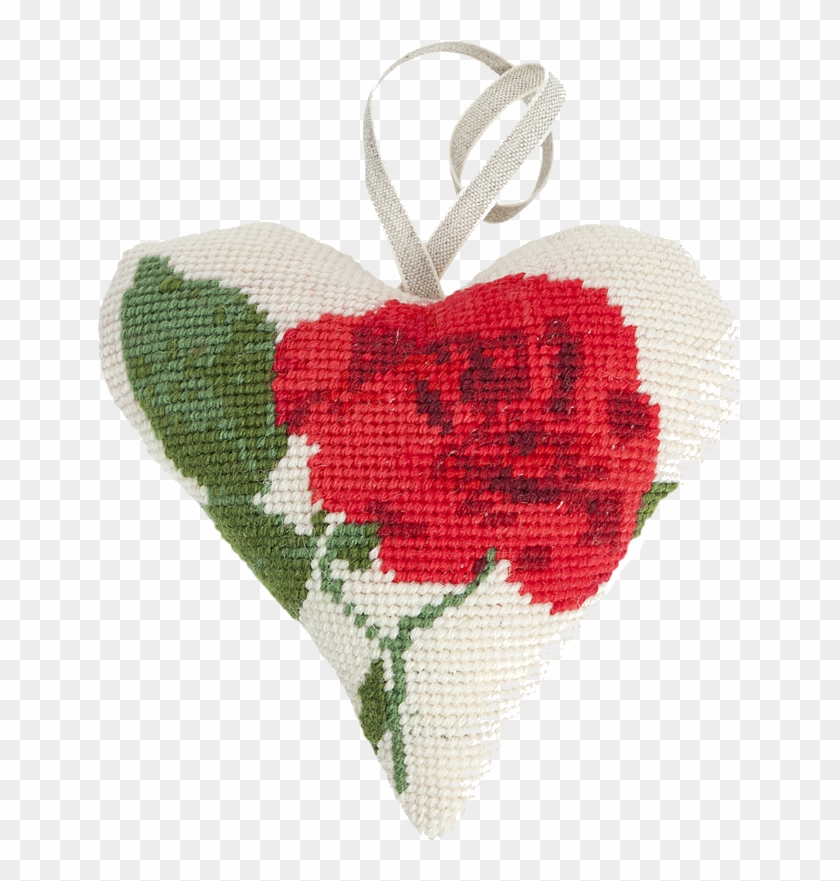Cleopatras Needle Rose Lavender Heart Tapestry Kit #479253