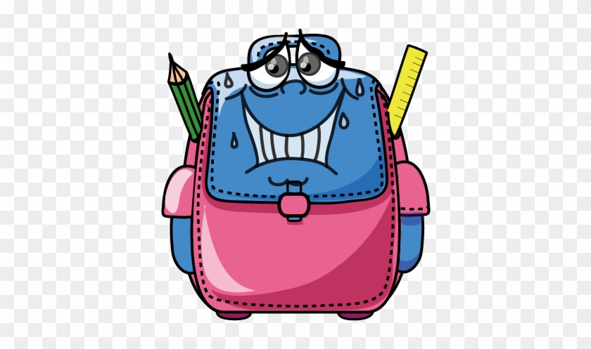 Cartoon School Clip Art - Bag Image Clip Art #479348