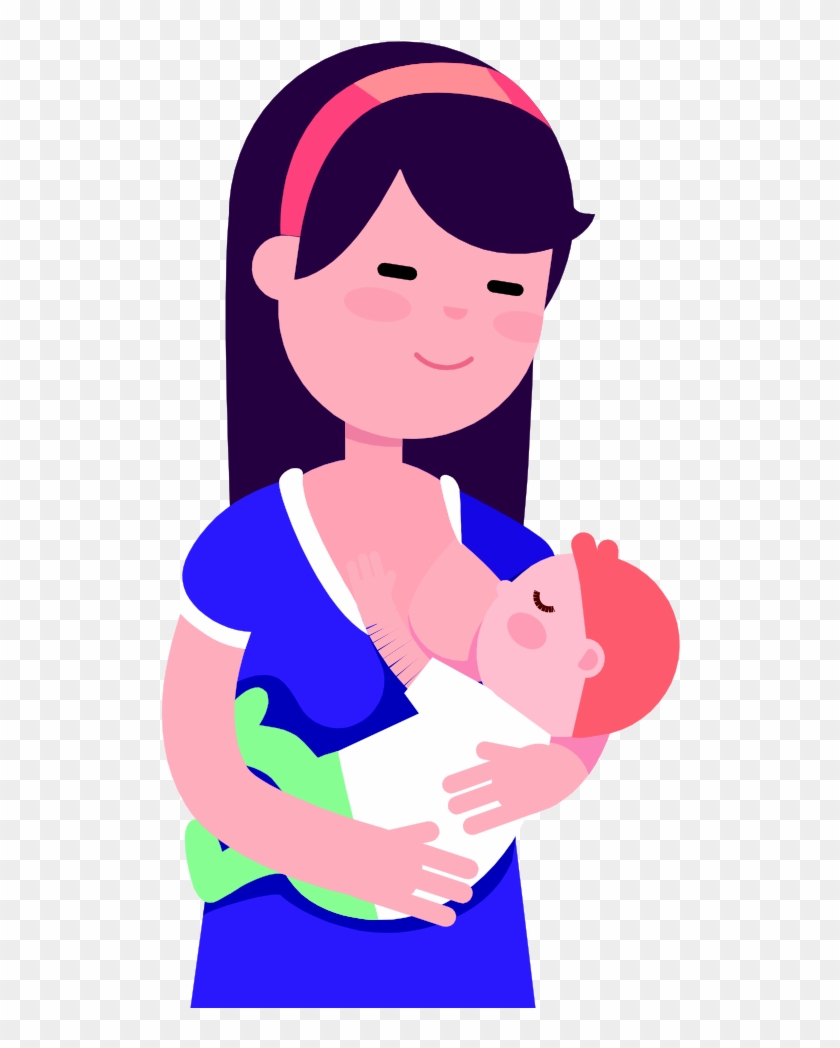 Mother And Baby Clipart Bottle Feeding - Mother Clipart #479444