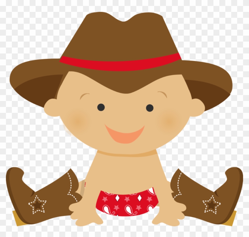 Cowboy Infant Clip Art - Cowboy Baby Shower Clipart #479514