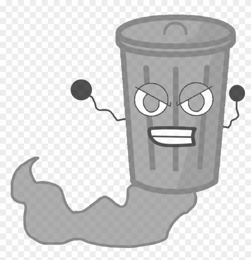 Trash Can As A Ghost Vector By Thedrksiren - Bfdi Ghost #479516