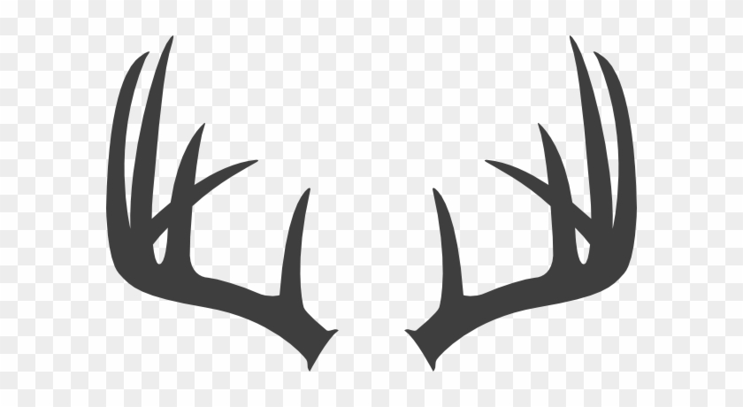 Deer Antlers Clip Art - Deer Antlers With Bow #479515