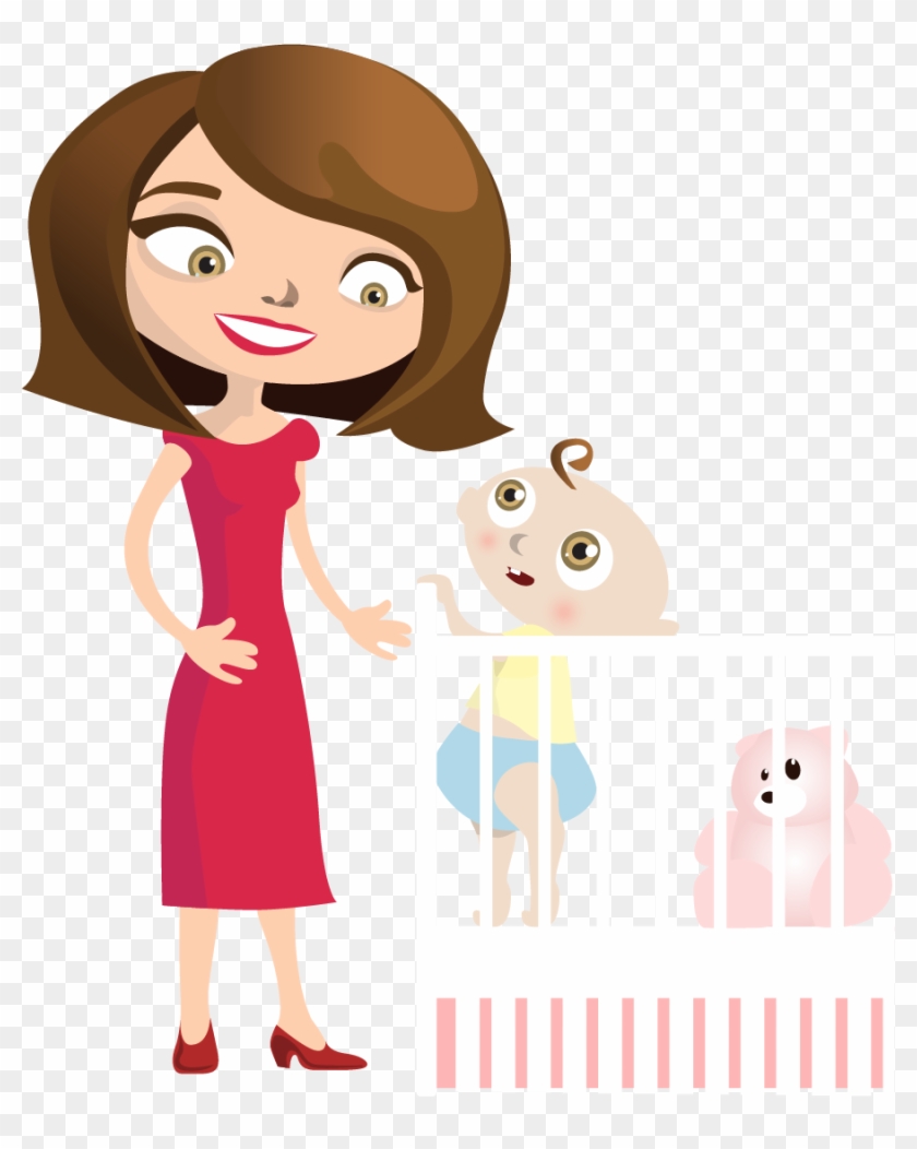 Infant Mother Child Illustration - Infant Mother Child Illustration #479523