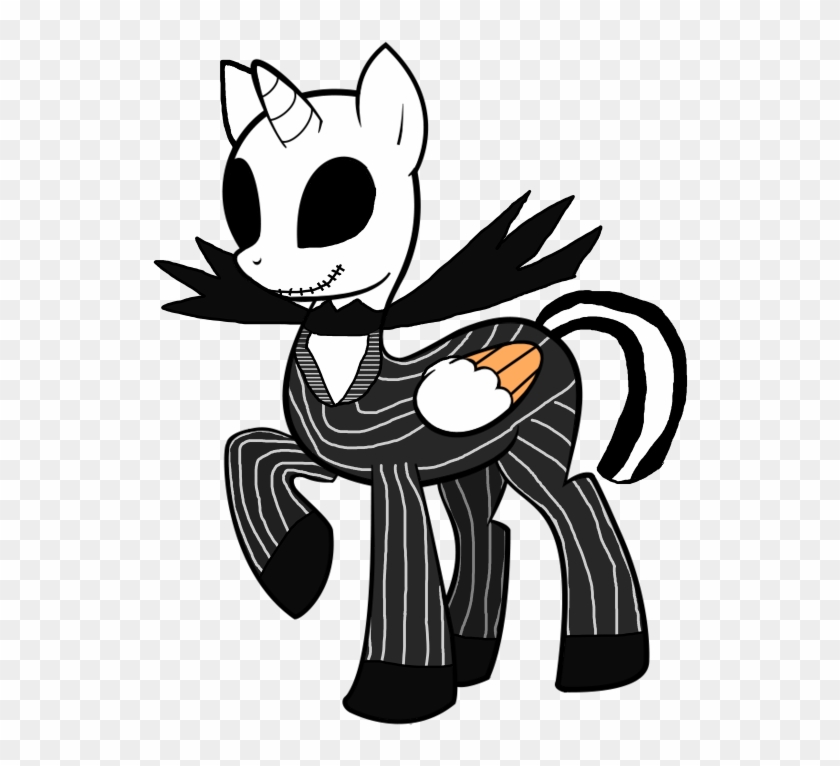 Jack Skellington Pony By Z3p0chicken - Cartoon #479527