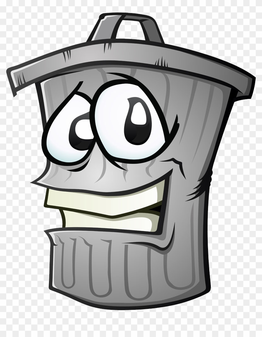 Waste Container Cartoon Clip Art - Waste Container Cartoon Clip Art #479596