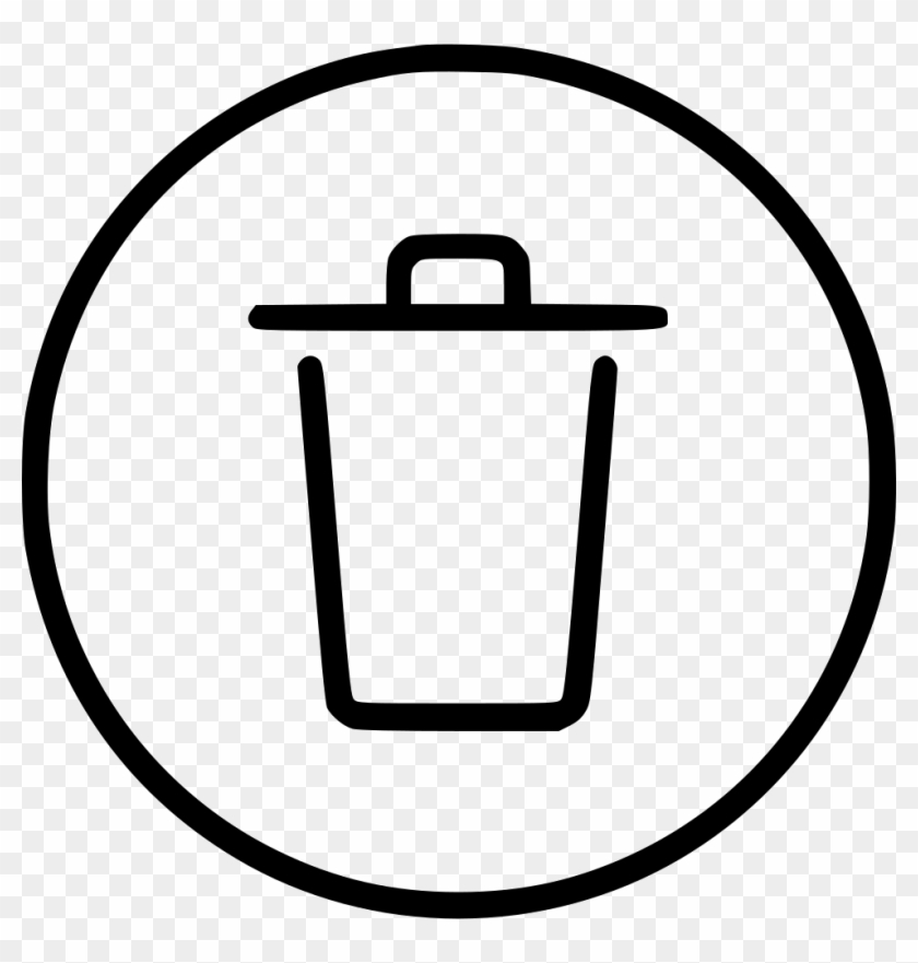 Trash Bin Remove Recycle Delete Trashcan Can Comments - Mobile Drawing Png #479611