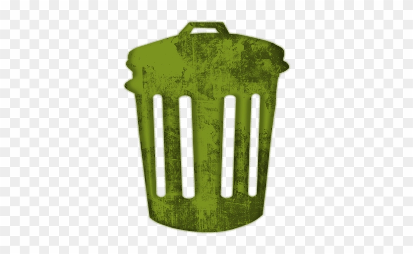 Trash Can Icon Clipart - Green Trash Can Clipart #479693