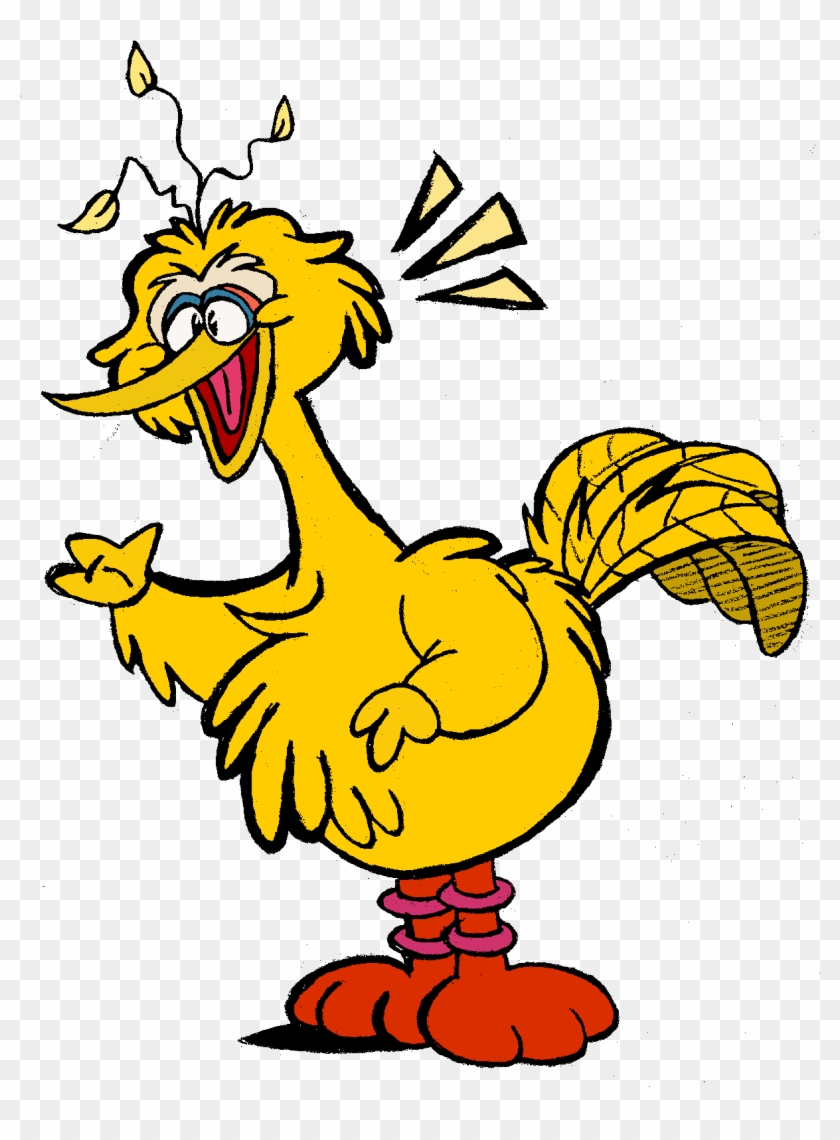Big Bird Oscar The Grouch Elmo Clip Art - Big Bird Art #479739