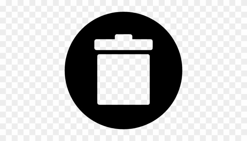 Trash Bin Button Vector - Phone Book Icon #479738