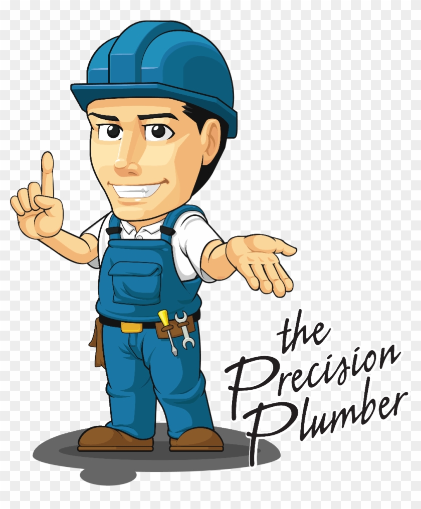 Precisionplumbermascot - Plumber Mascot #479773