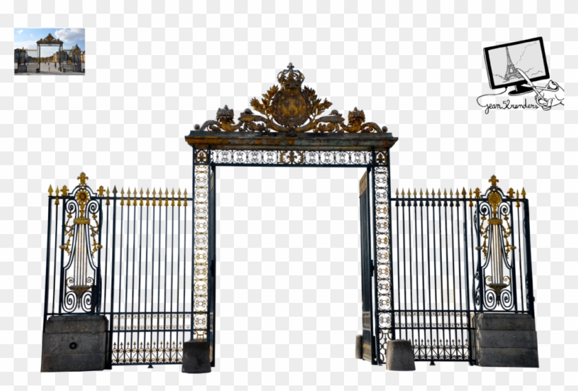 Gate Of Versailles Png By Jean52 - Palace Of Versailles #479870