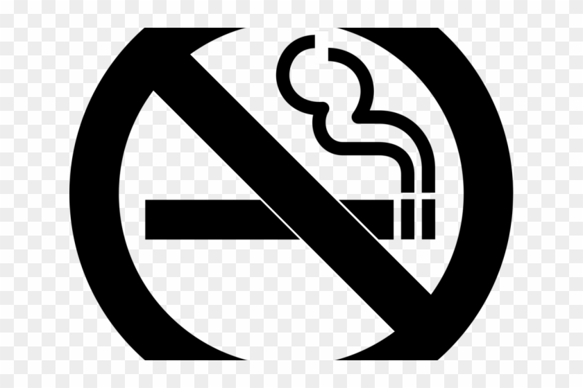 No Smoking Clipart Black And White - Free No Smoking Icons #479903