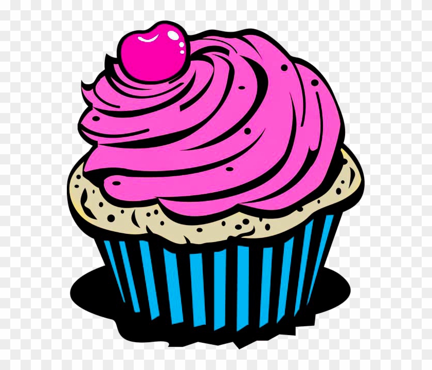 Cupcake Birthday Cake Muffin Clip Art - Cupcake Birthday Cake Muffin Clip Art #480143