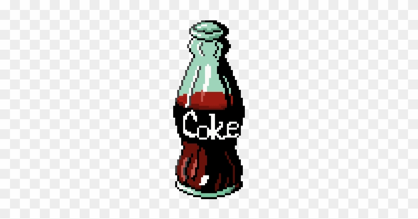 Pixel Art Coke Bottle Cocacola Bottle Coke Glass Bottle - Coca Cola Pixel Art #480231