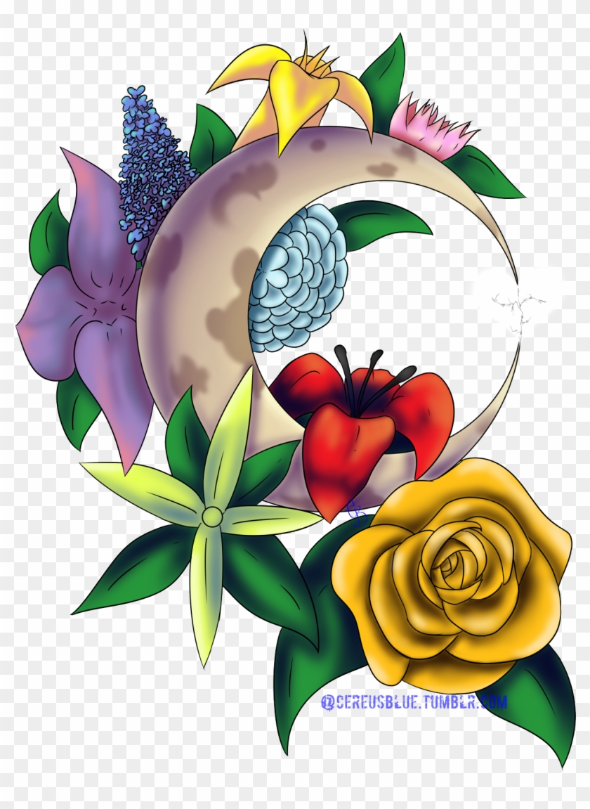 So Here Is The First Actual Lined And Colored Tattoo - Garden Roses #480311