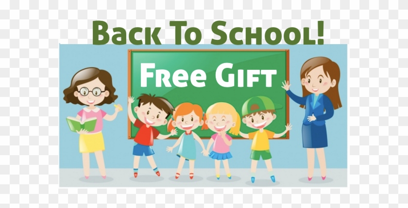 Back To School Asl Gift - Happy Teachers Cartoon #480366