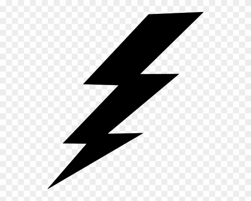 Thunder Bolt Plain Clip Art At Clker - Thunder Icon #480419