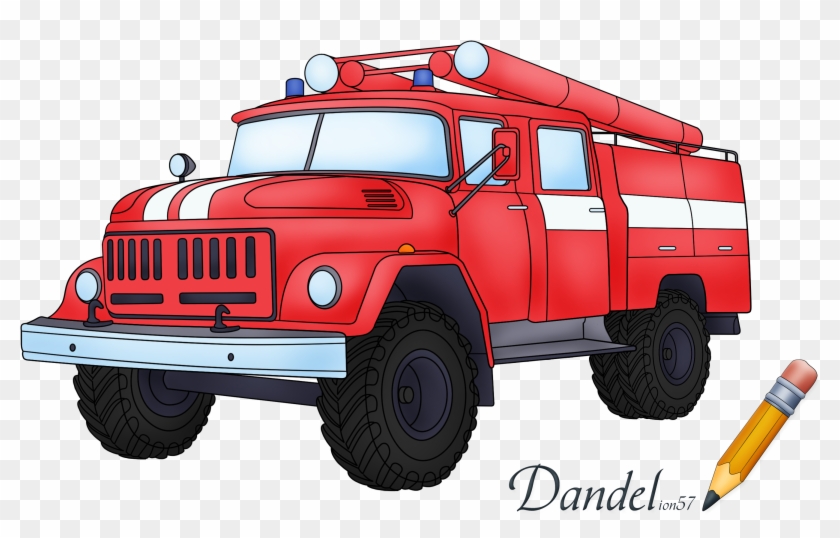 Пожарная Машина Рисунок Png #480444