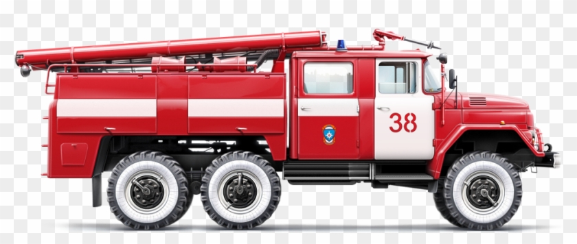 Иллюстрация Пожарной Машины Студия - Пожарная Машина Png #480469