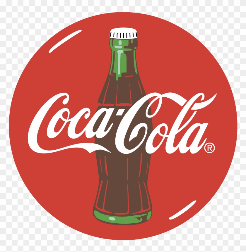Coca Cola Bottle Logo Vector Free Vector Silhouette - Coca Cola Vector Png #480473