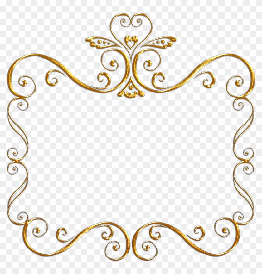Picture Frames Black And White Gold Clip Art - Picture Frames Black And White Gold Clip Art #481040