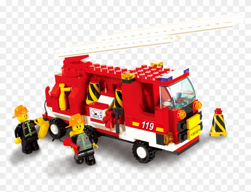 Новая Пожарная Машина M38-b3000 - Sluban Fire Engine Vehicle #480567
