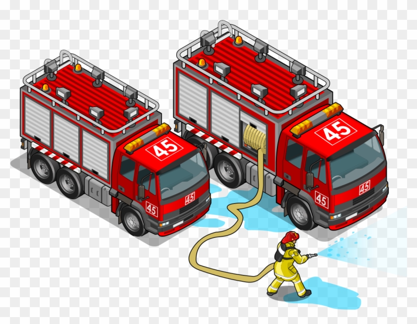 Fire Engine Car Fire Department Firefighter - Fire Engine Car Fire Department Firefighter #480601