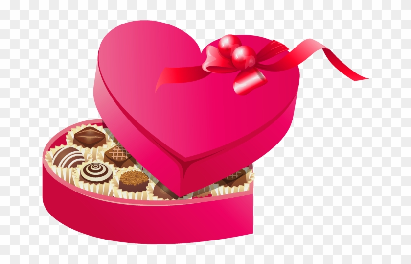 Valentine Chocolate Clipart Valentines Chocolates Png - Valentines Day Chocolate Clip Art #480587