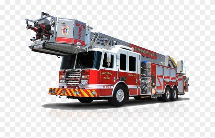 Пожарная Машина Стоит У Здания - Fire Engine #480594