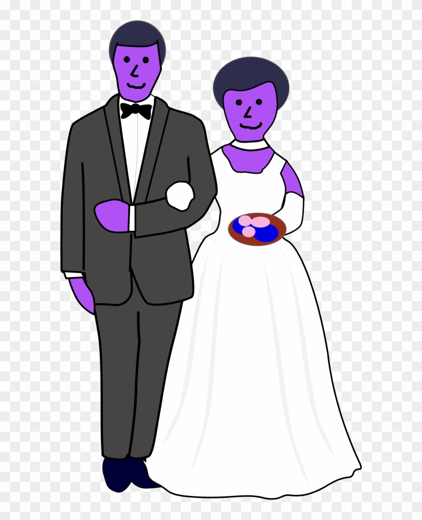 Bride And Groom - Bride And Groom Clipart #480619