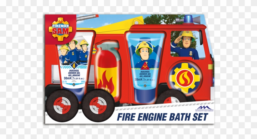 Fireman Sam Fire Engine Bath Set - Fireman Sam Giant Playing Cards (games/puzzles) #480670