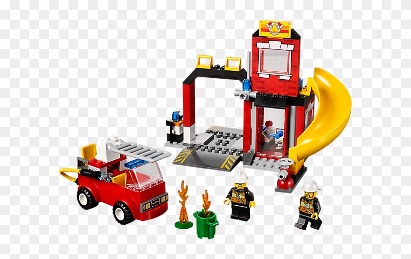 Create A Colorful Lego® Juniors Fire Emergency Scene - Lego Juniors Fire Station #480678