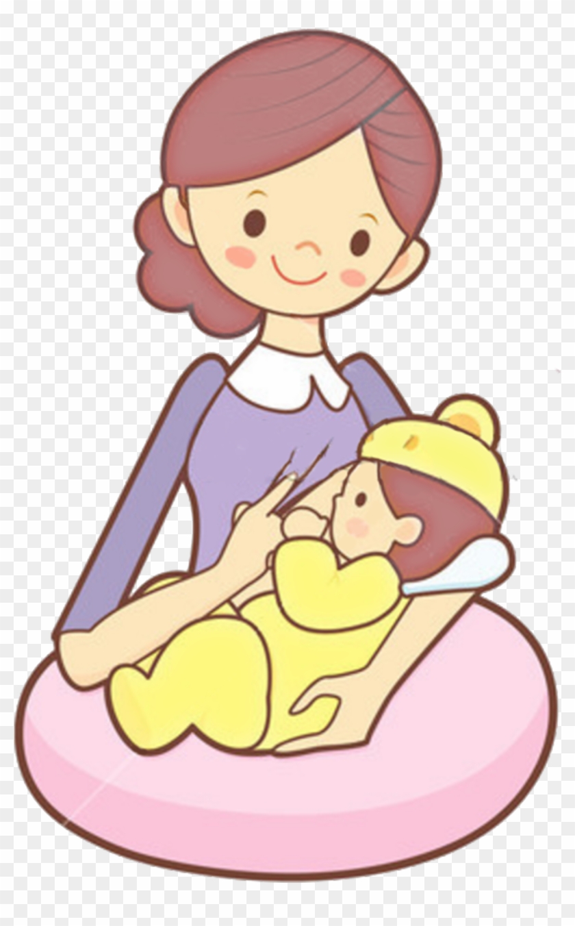 Breast Milk World Breastfeeding Week Infant - Breastfeeding Cartoon #480691