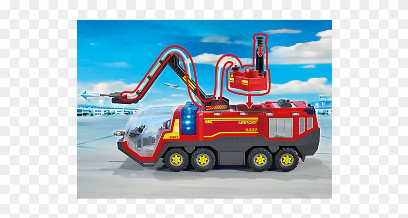 Playmobil ® 5337 Airport Fire Engine With Lights And - Playmobil Airport Fire Truck #480697