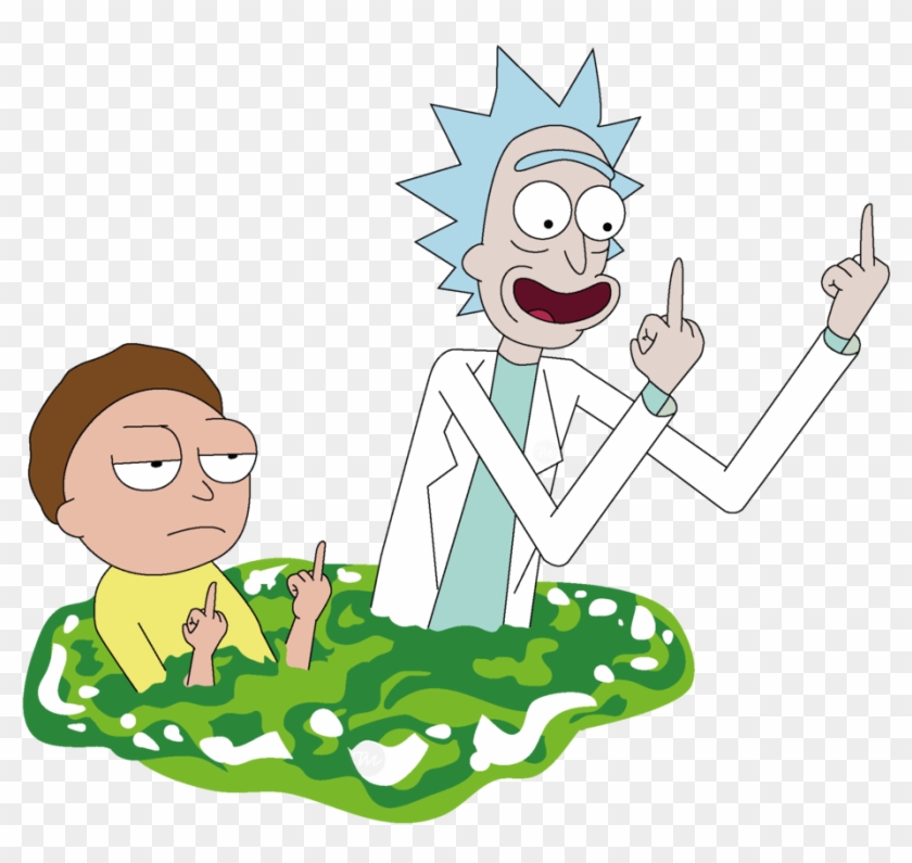 Png Rick And Morty Ohne Schatierung By Lalingla - Rick And Morty Png #480703