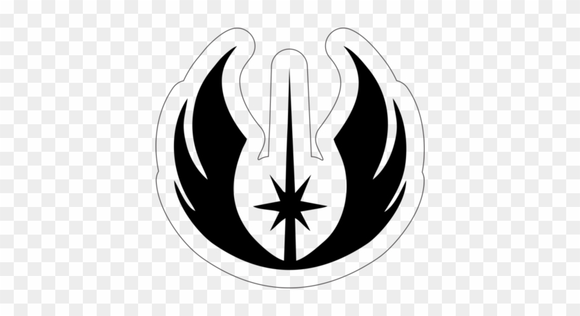 Star Wars Jedi Sticker - Star Wars Jedi Order Logo #480750