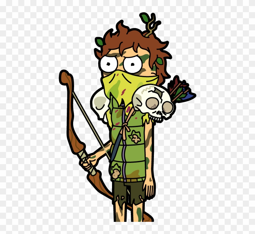 Wild Man Morty - Pocket Mortys Png #480763