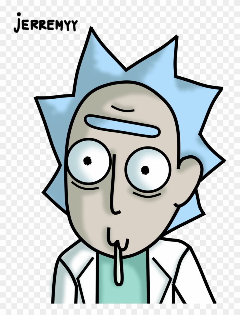 Rick's Drool By Jerremyy - Rick And Morty Ricks Face #480765