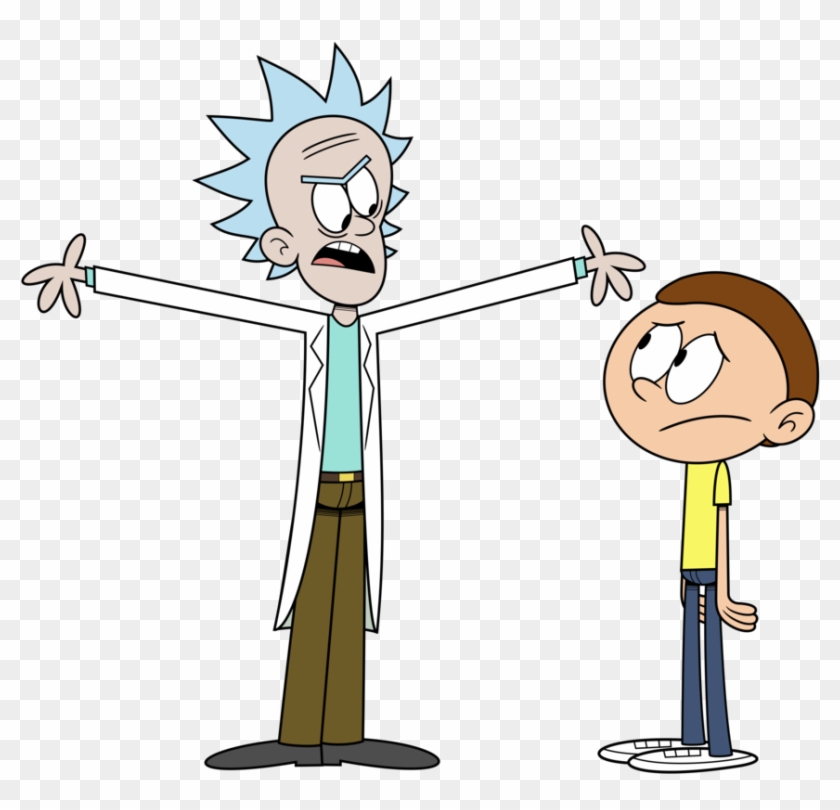 [vector] Rick And Morty - Rick And Morty Loud House #480772